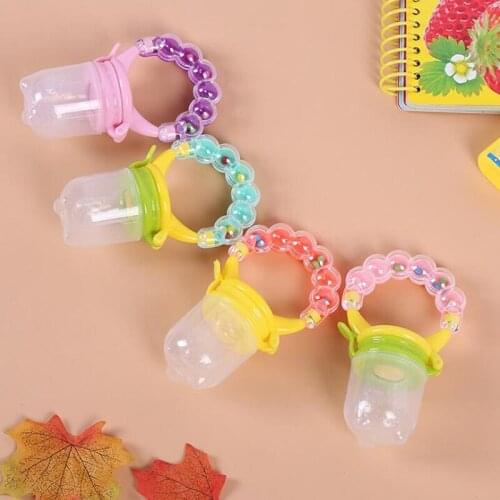Fresh food baby feeder toddler fruit feeding teethers food bit feeding safety baby products teethers bottle ring toy