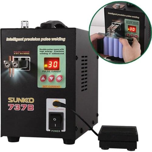 Dual Display Precision Battery Touch Welders Spot Welding Machine Dual Mode Pedal Battery Spot Welder Dual Pulse
