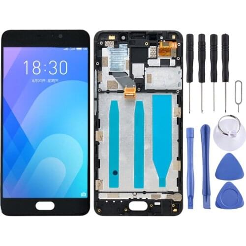 LCD Screen and Digitizer Full Assembly with Frame for Meizu M6 Note