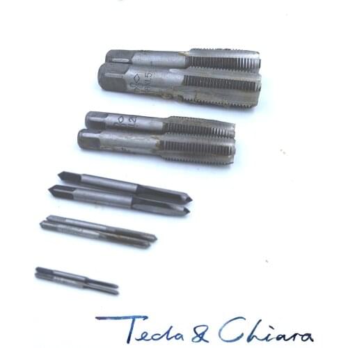 1Set M2 M2.2 M2.3 M2.5 M2.6 x 0.4mm 0.45mm Metric Taper and Plug Tap Pitch For Mold Machining * 0.4 0.45