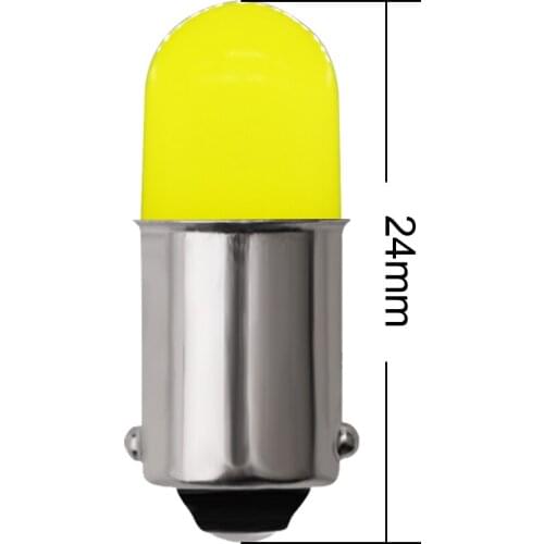 200pcs BA9S T11 T4W T5 1895 233 Round 3D COB LED White Car License Plate Light Auto Interior Door Lamp marker Bulb 12V