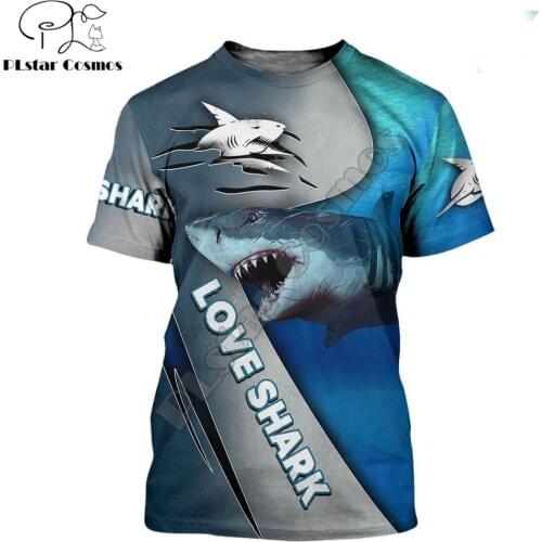 2020 Summer Fashion Animal Men t-shirt Shark/koala/horse 3D Printed Harajuku Short sleeve T shirts Unisex Casual tee tops KJ0148