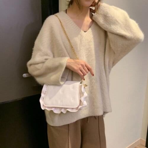 2021 Large Capacity Lace Chain Fashion Wild Shoulder Diagonal Package Multi-functional Elegant Small Square Bag