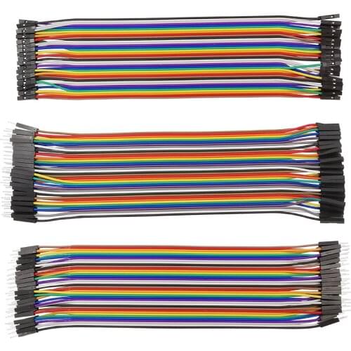 40 Pin DIY KIT for 10cm/15cm/20cm/30cm Jumper line Wire Male to Male Female to Male Female to Female Breadboard Connecting Cable
