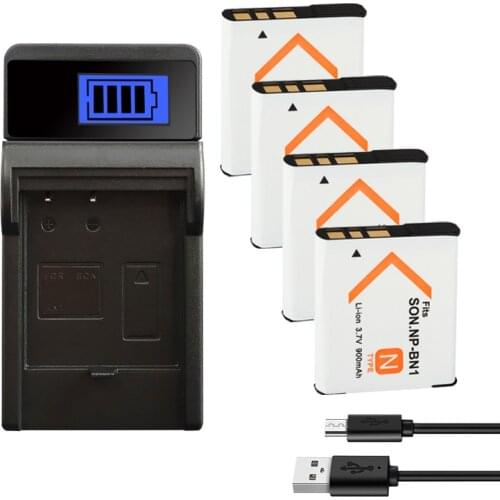 NP-BN1 Batterie For SONY DSC WX5 W390 W380 W350 W320 W360 TX9 T99 TX7 TX5 QX100 900amh NPBN1 NP BN1 Battery