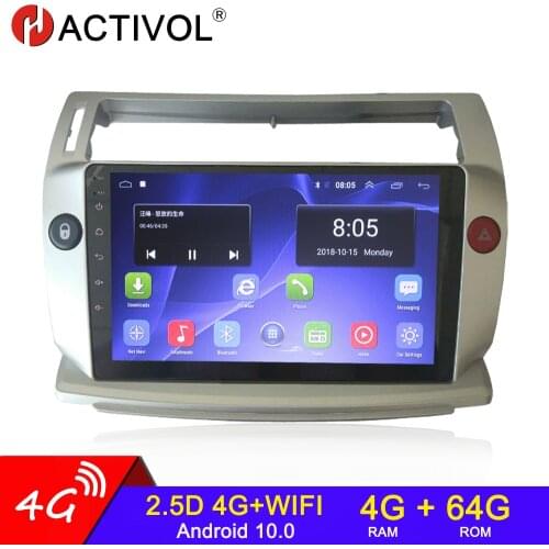 4G+64G 2 din Car Radio double din car stereo For Citroen C4 C-Triomphe C-Quatre 2004-2009 Car radio bluetooth auto multimidia