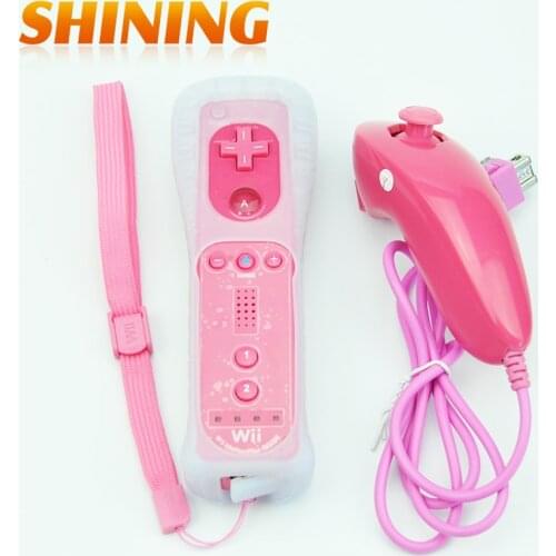 New Motion Pro Gaming Vedio Motion Plus RemoteAnd For Nunchucks Navigation Controller Case Wrist Strap For Nintendo For Wii