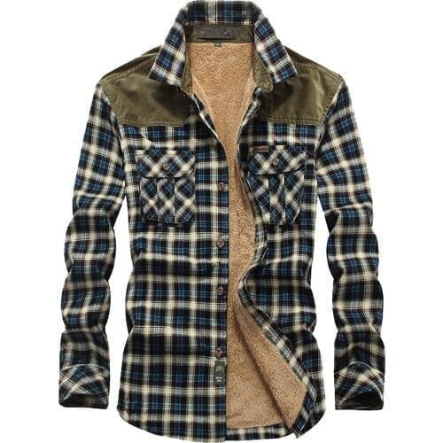 Eillysevens Men's Warm Shirts