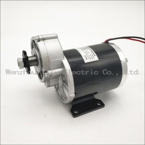 MY1020Z 24V 450W DC Brushed Motor Kit With 24V 500W Brush Controller 420 38T Tooth 77Link Chain Electric Tricycle DIY Motor Kit