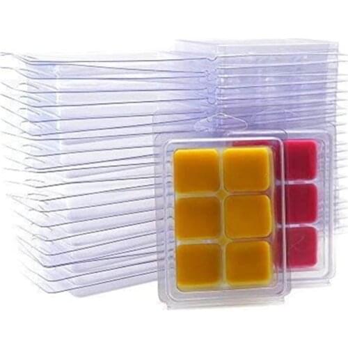 Candle mould Wax Melt Molds Clear Empty Plastic Wax Melt Clamshells for Wickless Wax Melt Candles