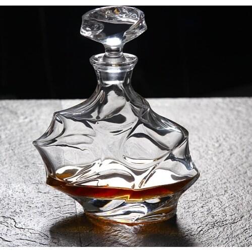 Crystal Glass Whiskey Wine Decanter Wine Bottle Bar sets 950 ml