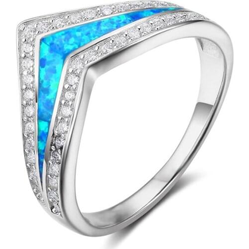 Classic Snow Princess Crown Ring Fashion Women V Model Ring Lady Wedding Party Ring For Female Friend Best Gift