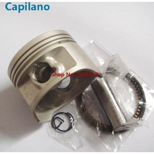 Motorcycle EN125 piston kit with piston ring piston pin and piston pin lock for Suzuki 125cc EN 125 bore 57mm