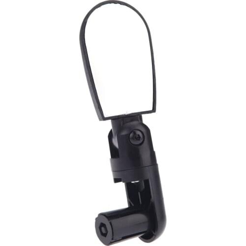 MTB Bike Bicycle Cycling Mirror Mini Handlebar Glass Adjustable Rearview black