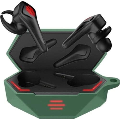 Soft Silicone Protective Cover Anti-fall Earphone Case for Nubia RedMagic TWS