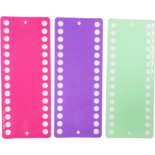 Oneroom 1Pcs Plastic Cross Stitch Row Line 30 Positions Thread Board Home Sewing s Accessory 3Colors