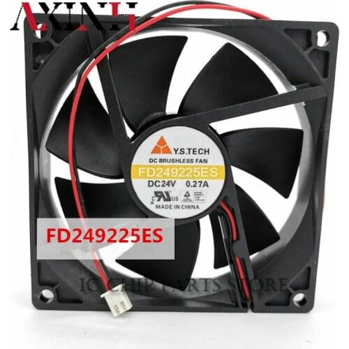 Original brand new FD249225ES 9225 DC24V 0.27A 2WIRE Cooling fan 92*92*25mm in stock