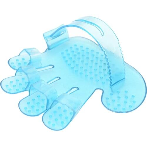 Pet Bath Brush Wearable Hand Design Soft Cat Grooming Brush Dog Shampoo Brush Soft Rubber Cat Massage Brush Dog Shampoo Brush