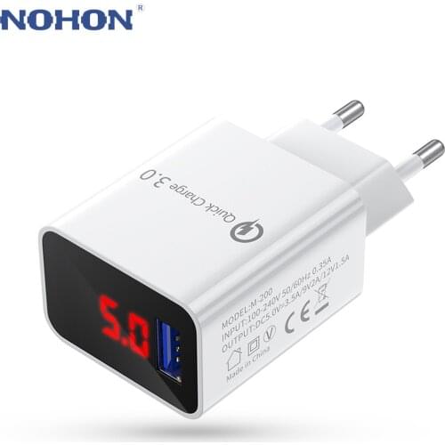 EU/US Plug USB Charger For iPhone 12 11 Pro 6 7 8 Plus Samsung Xiaomi Huawei Tablet Mobile Phone Fast Charge Wall Adapter QC 3.0