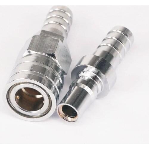 14mm Hose Barbs Brass Fuel Line Gas Hose Quick Disconnect Coupler Marine Pipe Fitting Boat