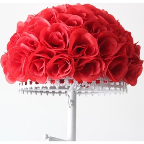 30cm red plastic inner wedding flower ball
