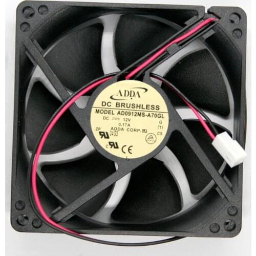 ADDA AD0912MS-A70GL 90mm 9cm DC 12V 0.17A Fluid bearing server axial cooling fan 90x90x25mm