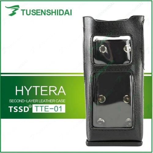 Bag Case for HYTERA PD780/PD785/ PD788/PD782 Walkie Talkie Two Way Radio Leather Protective Sleeve Shoulder Hard Holster