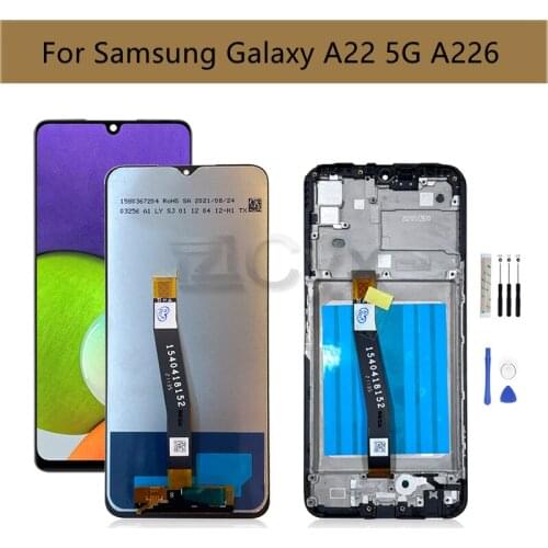Display For Samsung Galaxy A22 5G A226 LCD Display Touch Screen Digitizer Assembly For Samsung A226 LCD replacement Repair Parts