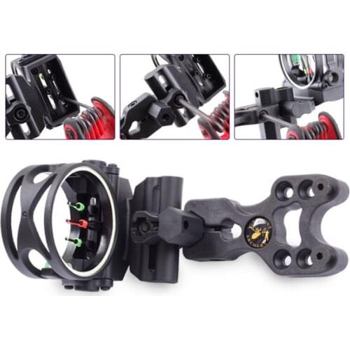 Compound Bow Basic Combo Scope Kit Accessories Include 3-Pin Aiming Arrow With Bow Stabilizer D-Ring Bracket And Braided Wire