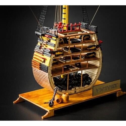 Scale 1/200 HMS Victory Ship model kits + Brass upgrade accessories kits