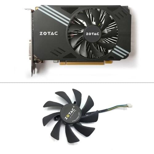 DIY 85Mm 40Mm T129215SH 4Pin PC Cooling Fan For Zotac N1060IXOC 6GD GTX 1060 3Gb Mini GPU Cooler Fans Replacement T129215SU