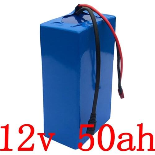 12v 50ah electric bicycle battery 12V 50AH lithium battery pack 12V 50000mah lithium ion battery with 30A BMS +12.6V 5A charrger