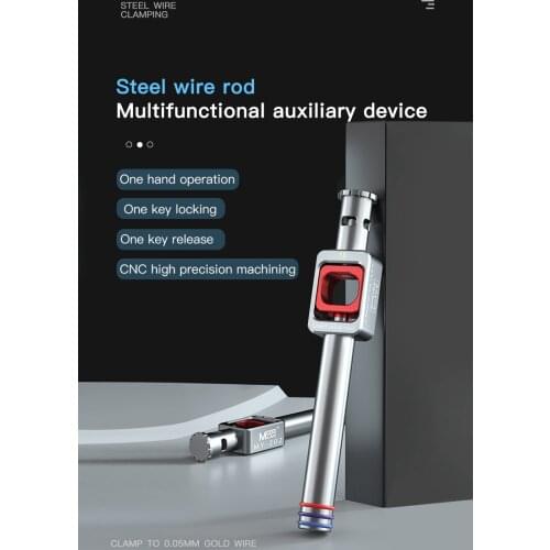 Maant MY-202 Wire Rod Screen Separation Repair Stainless Steel Gold Line Wire LCD Separator Handle Separating Rod Cutting Tools