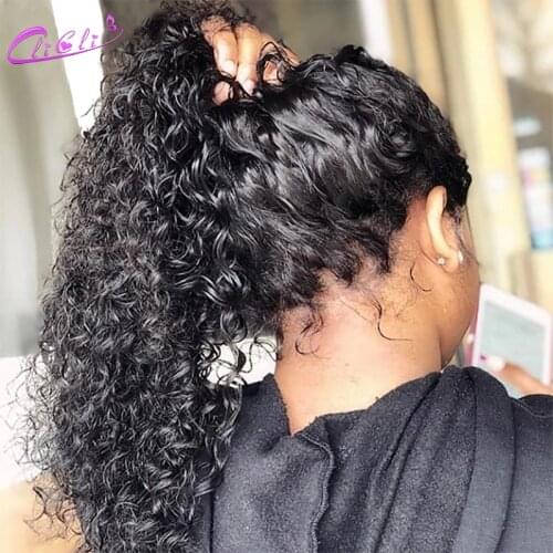 Mongolian Kinky Curly Wig Hd Transparent 30 Inch Lace Front Wig 13x4 Lace Frontal Wig Curly 4x4 Lace Closure Wig Human Hair Wigs