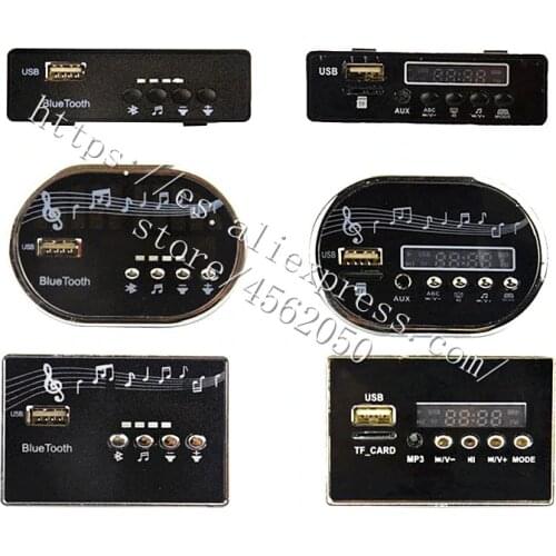 Music player for childrens electric car,built-in car startup sound and can display voltage, it has USB MP3 and TF card socket