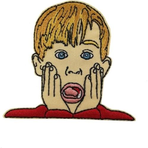 Home Alone movie Kevin Christmas Embroidered NEW IRON ON and SEW ON Patches for clothing accessories jeans backpack