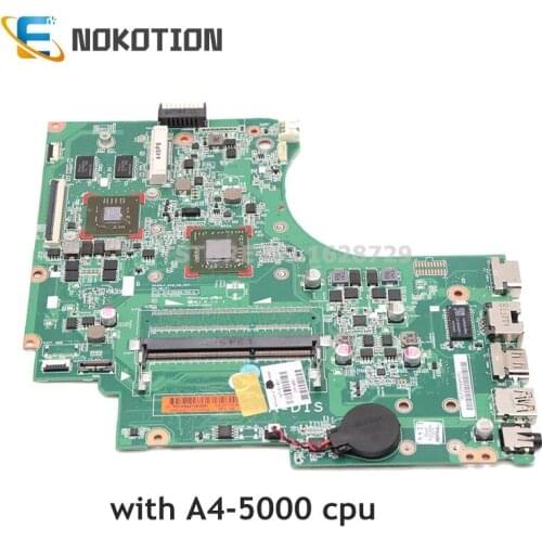 NOKOTION 747151-001 747151-601 747151-501 for HP 15-D 255 G2 laptop motherboard A4-5000 CPU DDR3 with graphics card