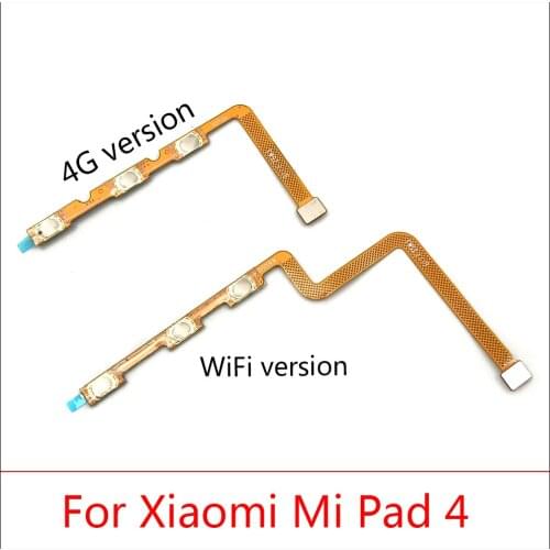 New For Xiaomi Mi Pad 4 Pad4 Power On Off Volume Side Button Key Flex Cable Replacement Parts