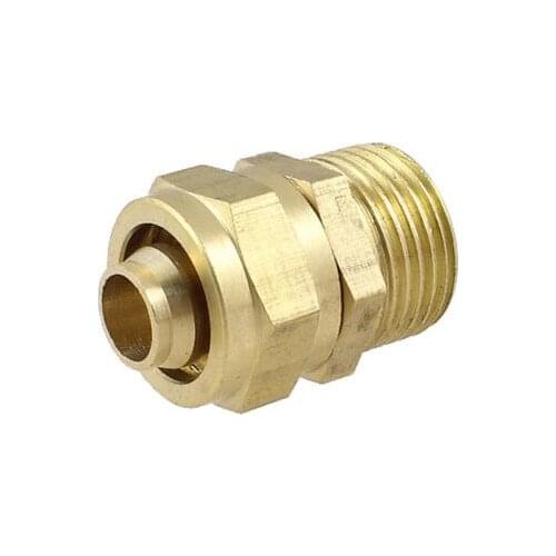 Pneumatic Fittings 7mm x 8mm Tube Quick Coupling Connector 3/8" PT Thread