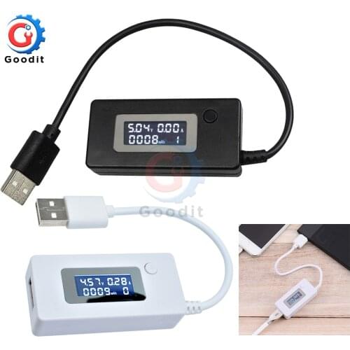 Mini LCD Screen USB Tester Portable Doctor Voltage Current Meter Mobile Power Charger Detector Voltmeter for Phone