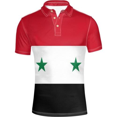 SYRIAN ARAB youth free custom photo name number syria syr Polo shirt nation flag islam sy arabic arab country college clothes