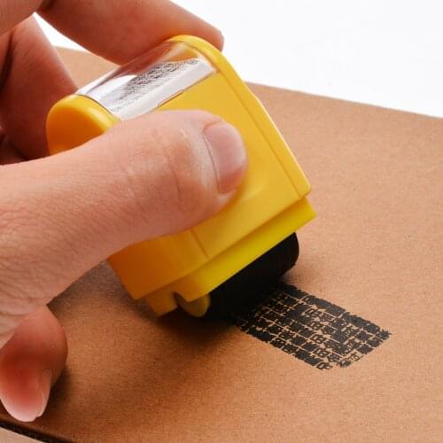 Scrapbooking DIY Craft Seal Stamp Identity Privacy Coverage Protection Confidentiality Information Data Seal Theft Protection