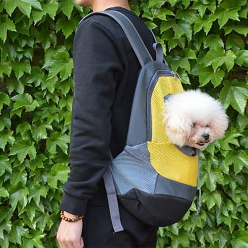 Outdoor Pet Dog Carrier Backpack Portable Durable Puppy Double Shoulder Bag Kitten Breathable Mesh Travel Backpack Pet Supplies