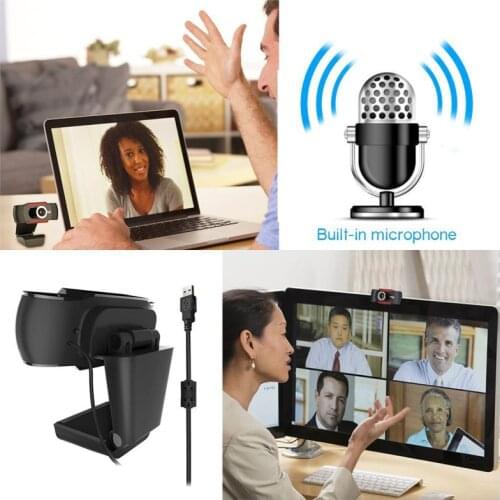 Studyset USB Web Camera 1080P HD 2MP Computer Camera Webcams Built-In Sound-absorbing Microphone Webcam