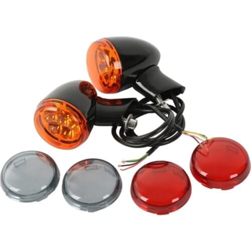 Rear Amber Turn Signals Lights Light for Sportster XL 883 1200 1992