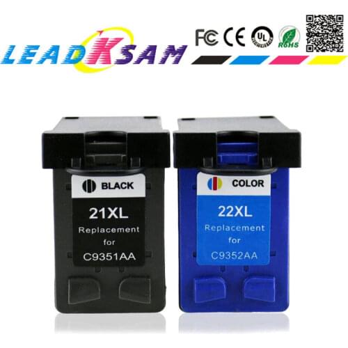 21 22 C9351A C9352A Ink Cartridge Replacement 21 22XL for hp 21 22 cartridge for hp21 Deskjet 3915 3920 D1320 F2100 F2280 F4180