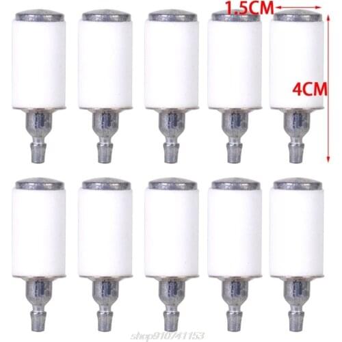 10Pcs Fuel Filter for Weedeater Poulan for Husqvarn Craftsman Trimmer Chainsaw Blower J19 21 Dropshipping