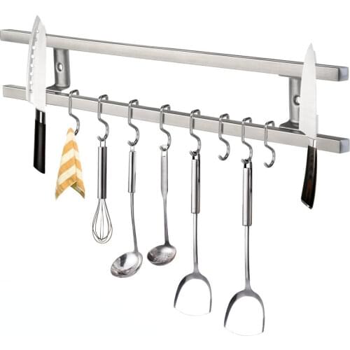 18 Inch Magnetic Knife Holder Made From Stainless Steel with Strong Magnet Wide Knife Strip Knife Bar and Universal Use Magnet