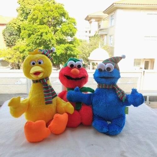 40cm new Sesame Street ELMO BIG BIRD COOKIE MONSTER stuffed toys plush toy doll doll Soft pillow A birthday present for a friend
