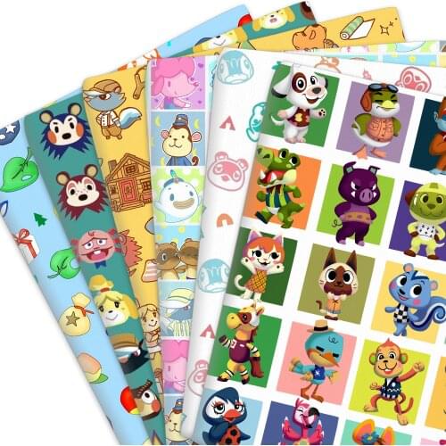 50*145cm Animal Dog 100% Pure Cotton Fabric Cartoon Patchwork Sewing Quilting Fabrics Needlework DIY Cloth Sewing